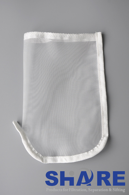 Stitched / Sewn Nmo Monofilament Nylon Mesh Filter Bags 25 Microns  Auto Industrial Spray Painting Filter Bags
