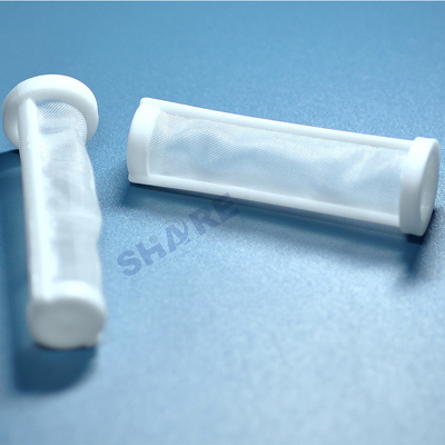 200 Micron Blood Tubular Filter Size OD13.4x32.4mm 0.53"X1.27" ABS Rim with PA Mesh