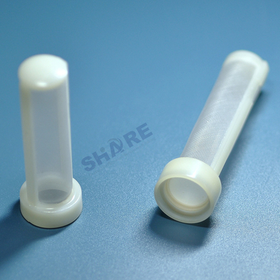 200 Micron Blood Tubular Filter Size OD13.4x32.4mm 0.53"X1.27" ABS Rim with PA Mesh