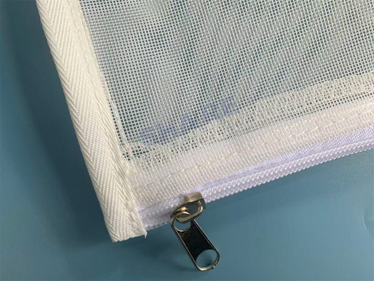 Food Grade Polyester/Nylon Mesh Bag with Zipper Micron 100 200 300 400 500 600 700 800 900 1000