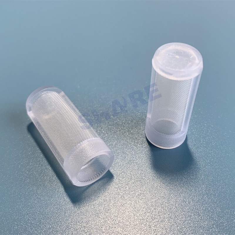 200 Micron Blood Tubular Filter Size OD13.4x32.4mm 0.53"X1.27" ABS Rim with PA Mesh