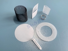 قطعه فیلتر شبکه ای ساخته شده از نایلون پلی استر PE PP قطعه لوله فولاد ضد زنگ